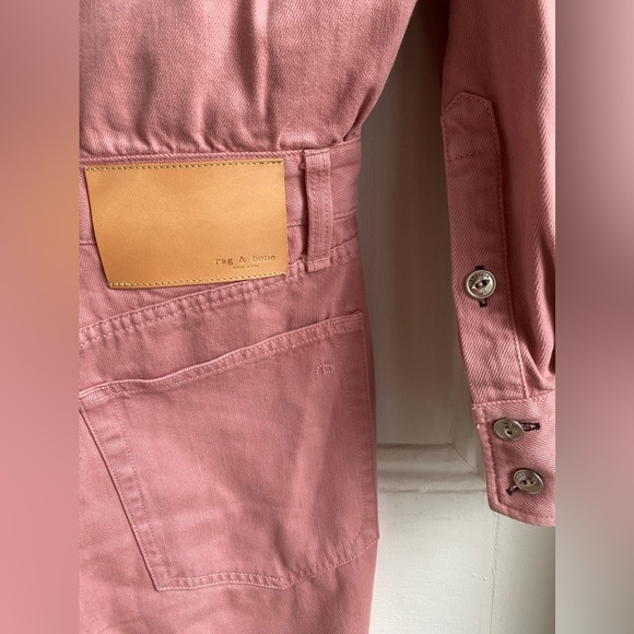 RAG & BONE All in One denim dress Sz M - Picture 5 of 15